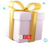 Receba seus bônus de boas-vindas no 50Bet